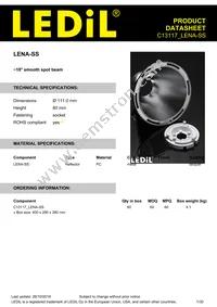 C13117_LENA-SS Datasheet Cover