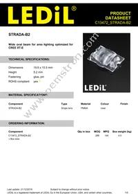 C13472_STRADA-B2 Datasheet Cover