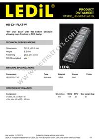 C13490_HB-5X1-FLAT-W Datasheet Cover