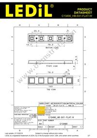 C13490_HB-5X1-FLAT-W Datasheet Page 2