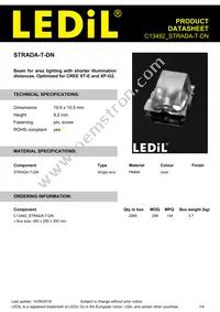 C13492_STRADA-T-DN Datasheet Cover