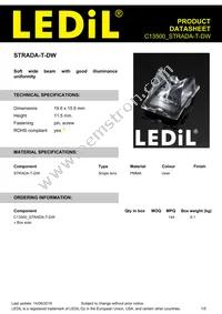 C13500_STRADA-T-DW Datasheet Cover