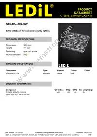 C13858_STRADA-2X2-XW Datasheet Cover