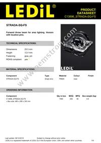 C13896_STRADA-SQ-FS Datasheet Cover