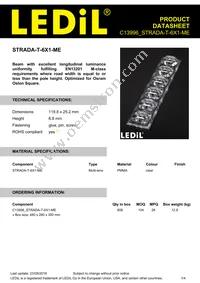 C13996_STRADA-T-6X1-ME Datasheet Cover