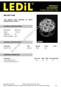 C14054_MELODY-4-M2 Datasheet Cover