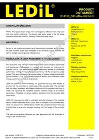 C14109_STRADA-2X2-NHS Datasheet Page 11