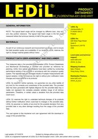 C15690_FLORENTINA-4X1-SHD-WHT Datasheet Page 3