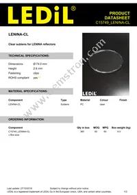 C15749_LENINA-CL Datasheet Cover