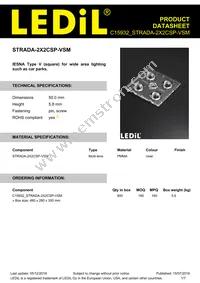 C15932_STRADA-2X2CSP-VSM Datasheet Cover