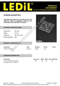 C16119_STRADA-2X2CSP-SCL Datasheet Cover