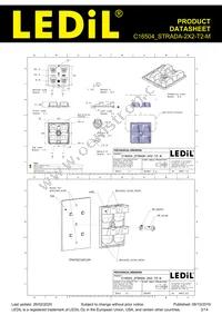 C16504_STRADA-2X2-T2-M Datasheet Page 2