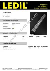 C16664_CLAUDIA-60 Cover