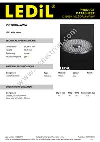 C16669_VICTORIA-WWW Datasheet Cover