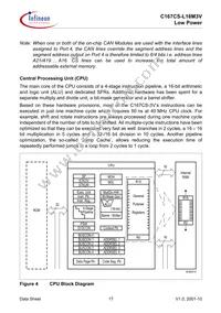 C167CSL16M3VCAFXUMA2 Datasheet Page 21