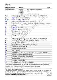 C167CSL40MCABXUMA2 Datasheet Page 4