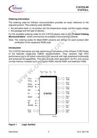 C167CSL40MCABXUMA2 Datasheet Page 7