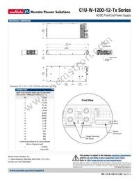 C1U-W-1200-12-TC2C Datasheet Page 5