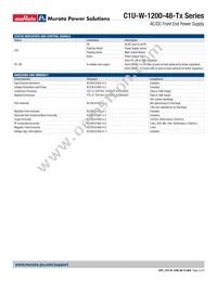 C1U-W-1200-48-TC2C Datasheet Page 3