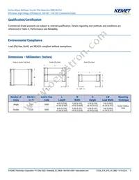 C2220C474KCR1C7186 Datasheet Page 3