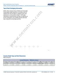 C315C153M1U5TA Datasheet Page 17