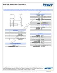 C316C472K5R5HA7301 Datasheet Cover