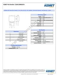 C324C104M5U5TA Datasheet Cover