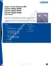 C374T-WQS-CU0W0131 Datasheet Cover