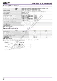 C3AW-1A-8F Datasheet Page 2