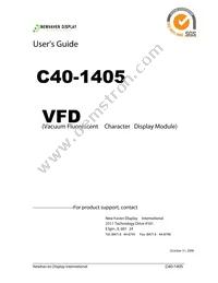 C40-1405 Datasheet Cover