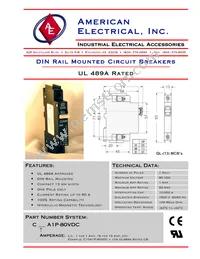 C40A1P-80VDC Datasheet Cover