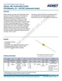 C410C104K5R5TA91707200 Datasheet Cover