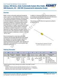 C430C473K1H5TA91707200 Datasheet Cover