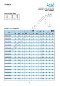 C44AFGR6200ZE0J Datasheet Page 2