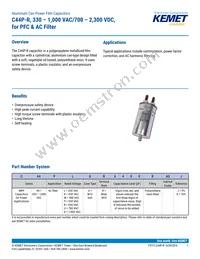 C44PMGR6250RASJ Datasheet Cover