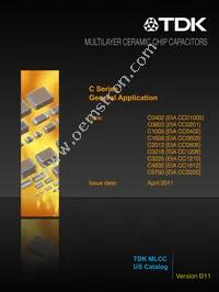 C4532X7R1H155M/1.60 Datasheet Cover