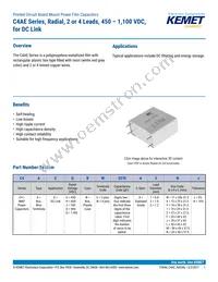 C4AEOBW5400H3NJ Datasheet Cover