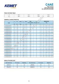 C4ATGBU4220A1DJ Datasheet Page 12