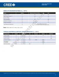 C503R-WAN-CA0C0021 Datasheet Page 2