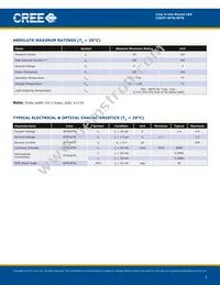 C503T-WTS-CU0W0151 Datasheet Page 2