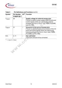 C515C8EMCAFXUMA1 Datasheet Page 17