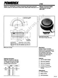 C784DD Datasheet Cover