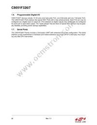 C8051F326-GMR Datasheet Page 22