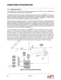 C8051F369-GMR Datasheet Page 23