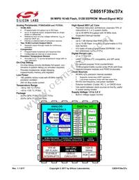 C8051F375-A-GMR Datasheet Cover
