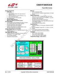C8051F38A-GQR Datasheet Cover