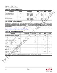 C8051F970-A-GMR Datasheet Page 21