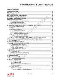 C8051T626-B-GMR Datasheet Page 3