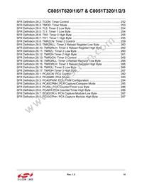 C8051T626-B-GMR Datasheet Page 14