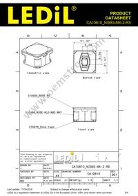 CA10610_NIS83-MX-2-RS Datasheet Page 2
